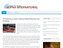 Tablet Screenshot of dpna-international.com